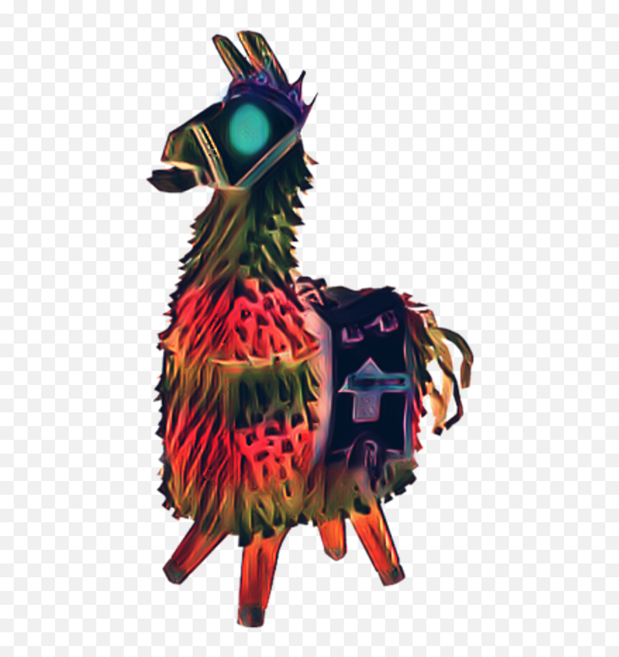 Fortnite Llama Silhouette Transparent - Pinata Llama Fortnite Png Emoji,Fortnite Llama Clipart