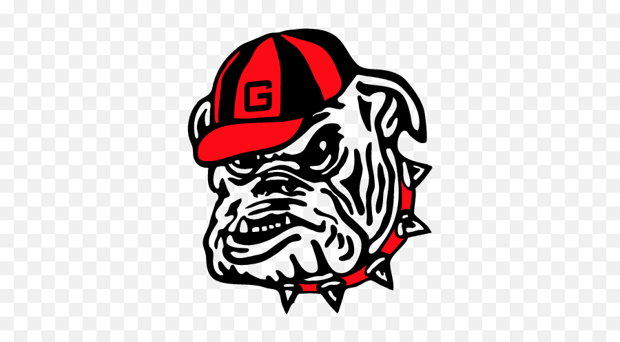 Georgia Bulldogs Logo Clipart - Clip Art Library Georgia Bulldog Logo Vintage Emoji,Georgia Bulldogs Logo