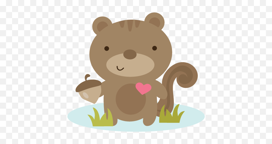 Download Squirrel Love Svg File For - Squirrel Love Clipart Emoji,Loving Clipart