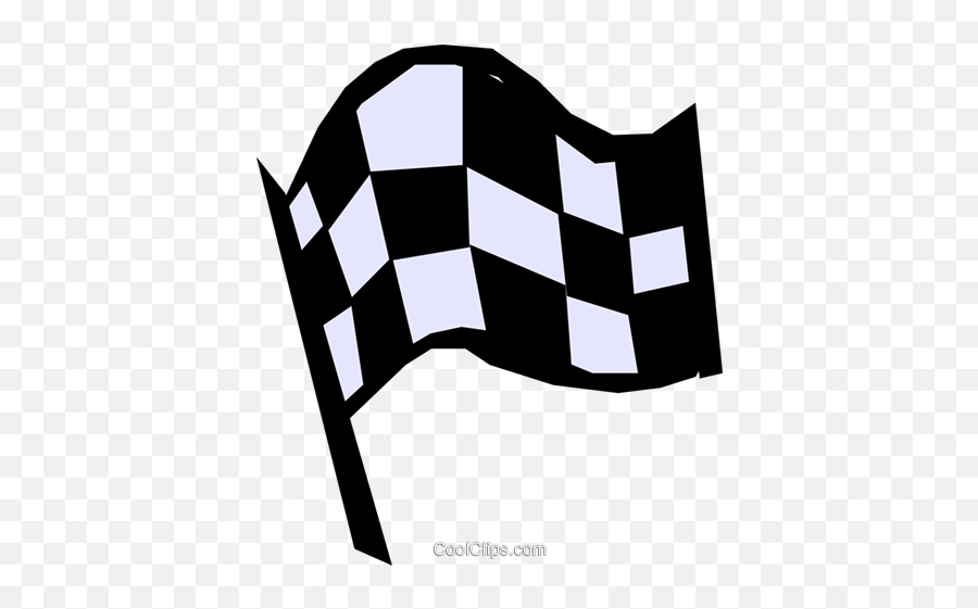 Checkered Flag Royalty Free Vector Clip Art Illustration - Gambar Mentahan Bendera Balap Emoji,Checkered Flags Clipart