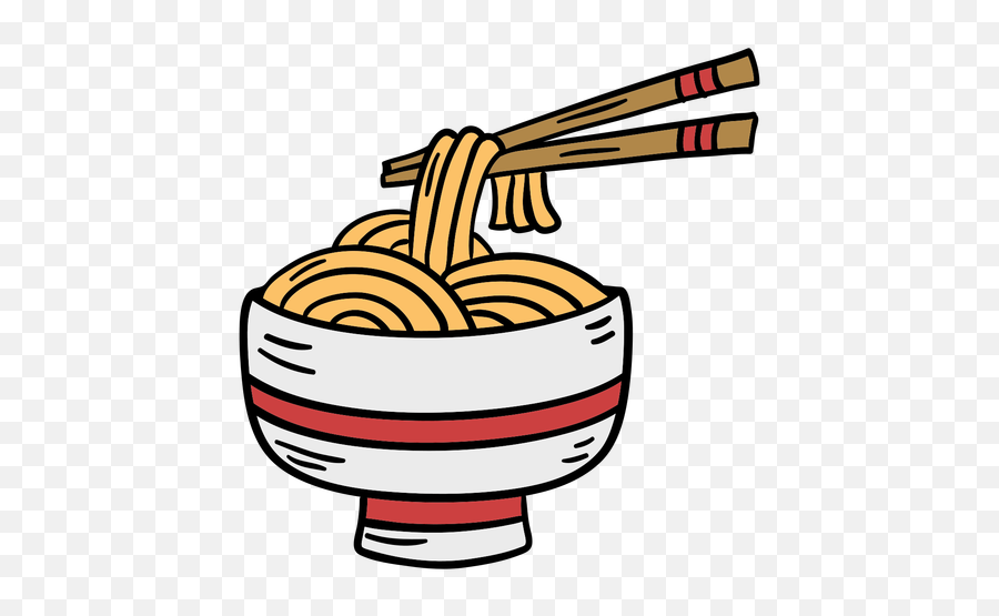 Vector Chopsticks Noodles Png Photos - Vector Noodle Bowl Png Emoji,Noodles Png