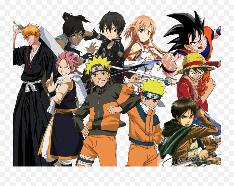 Anime Collage Wallpapers - Top Free Anime Collage Anime Collage Png Emoji,Anime Transparent Png