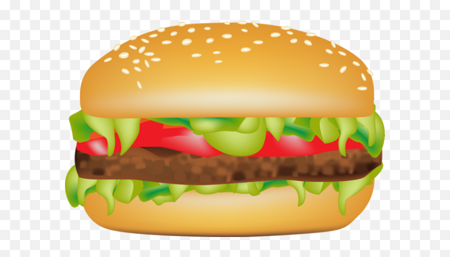 Hamburger Clipart - Hamburger Clipart Emoji,Hamburger Clipart
