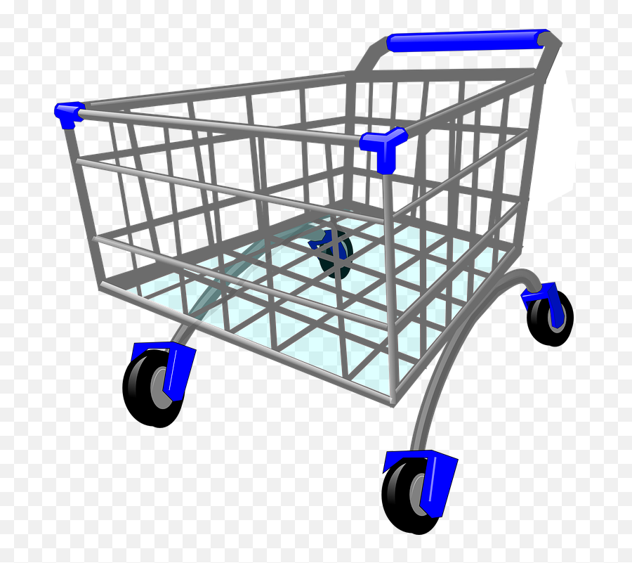 Caddy Shopping Cart - Free Vector Graphic On Pixabay Emoji,Laundry Basket Clipart