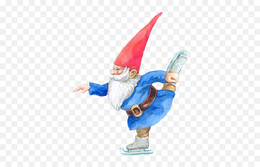 Gnome Gnomes Fantasy Sticker By Territales - Gnome Skating Emoji,Gnome Clipart
