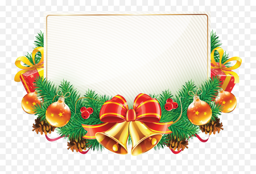 Download Adornos Navideños - Christmas Frames Transparent Emoji,Adornos Png