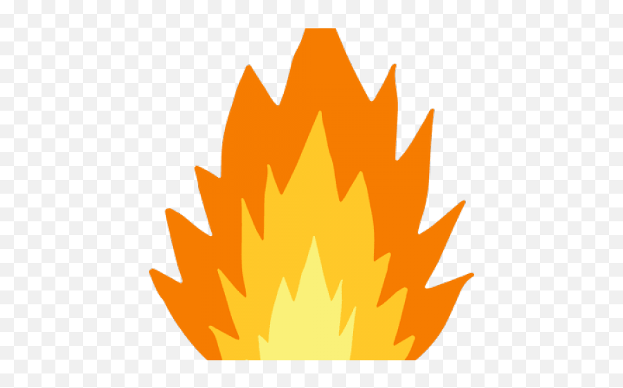 Download Hd Flame Cartoon - Illustration Transparent Png Emoji,Cartoon Flame Png