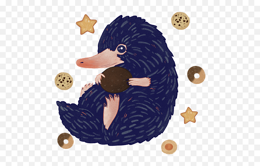 Niffler Cookie Breakfast Sticker For Sale By Andrea Emoji,Breakfast Clipart Border