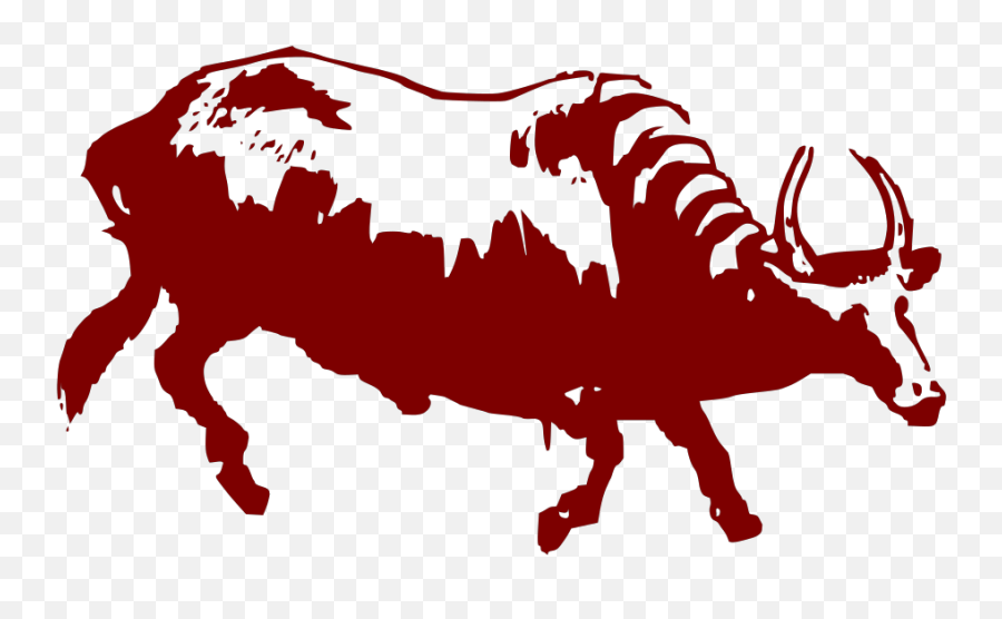 Buffalo With Horns Clip Art At Clkercom - Vector Clip Art Vector Graphics Emoji,Buffalo Clipart
