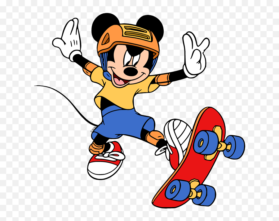 Disney Skateboarding Clip Art Disney Clip Art Galore Emoji,Clipart Skateboards
