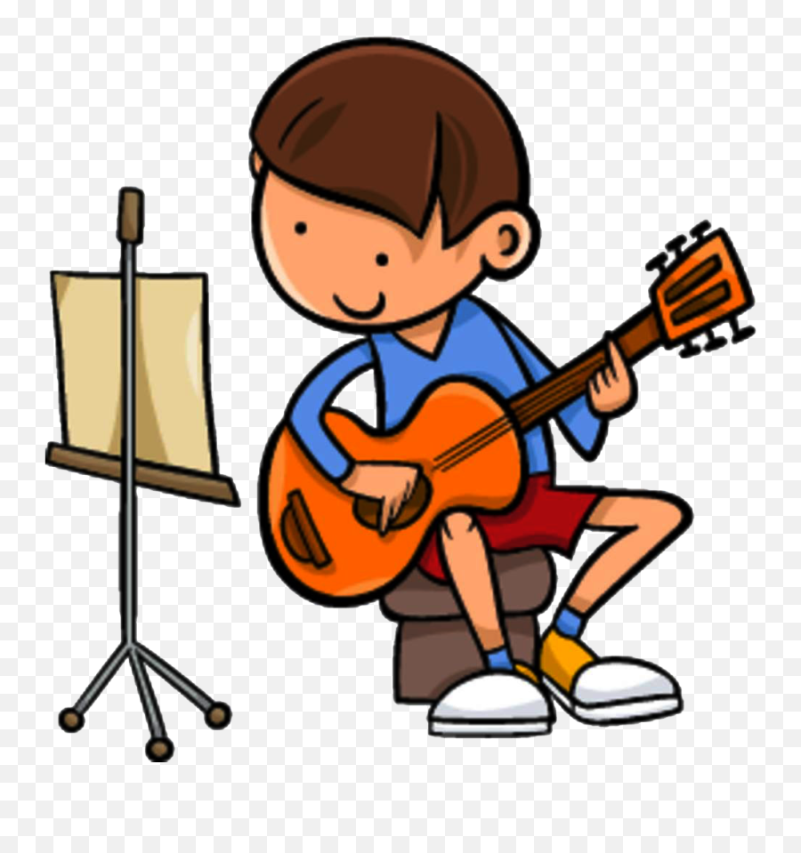 Guitarist Clip Art - Musician Picture For Kids Emoji,Guitar Clipart