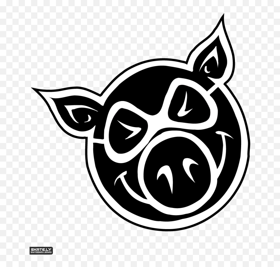 Pig Wheels Logos - Pig Wheels Skateboard Logo Emoji,Pig Logo