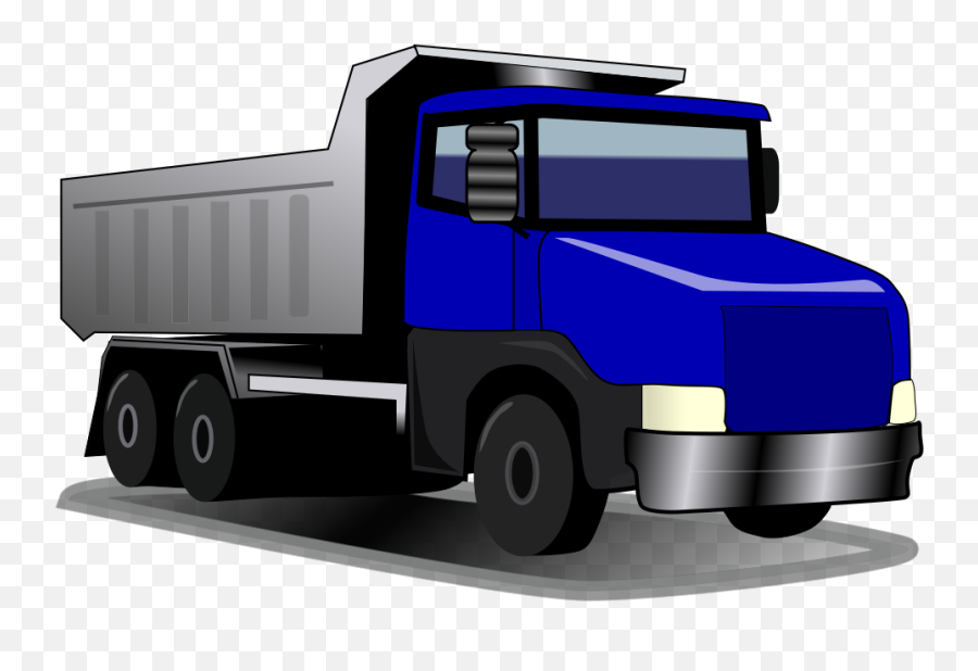 Container Truck Png Svg Clip Art For Web - Silhouette Blue Dump Truck Logo Emoji,Semi Truck Clipart