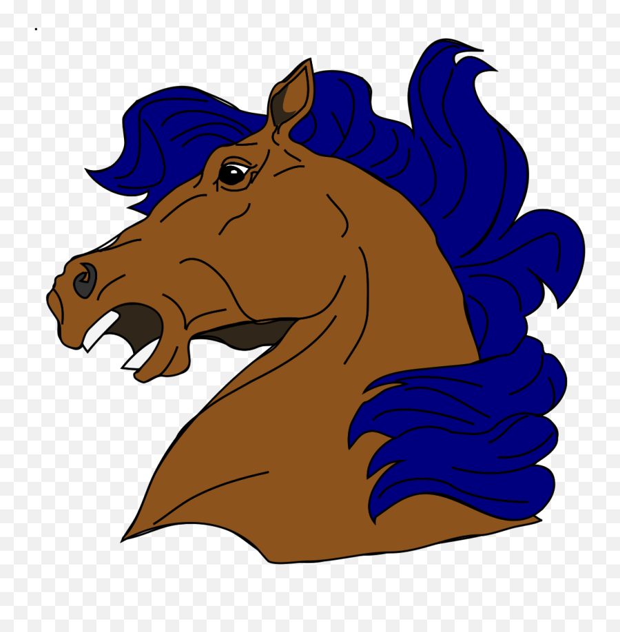 Mustang Svg Vector Mustang Clip Art - Svg Clipart Cartoon Horse Head Emoji,Mustang Clipart