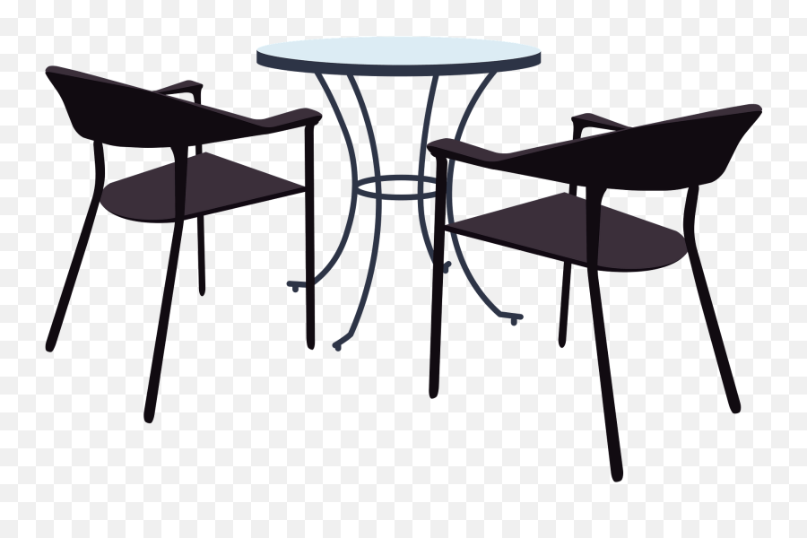 Table And Chairs Clipart Free Download Transparent Png - Table Leg Style Emoji,Furniture Clipart
