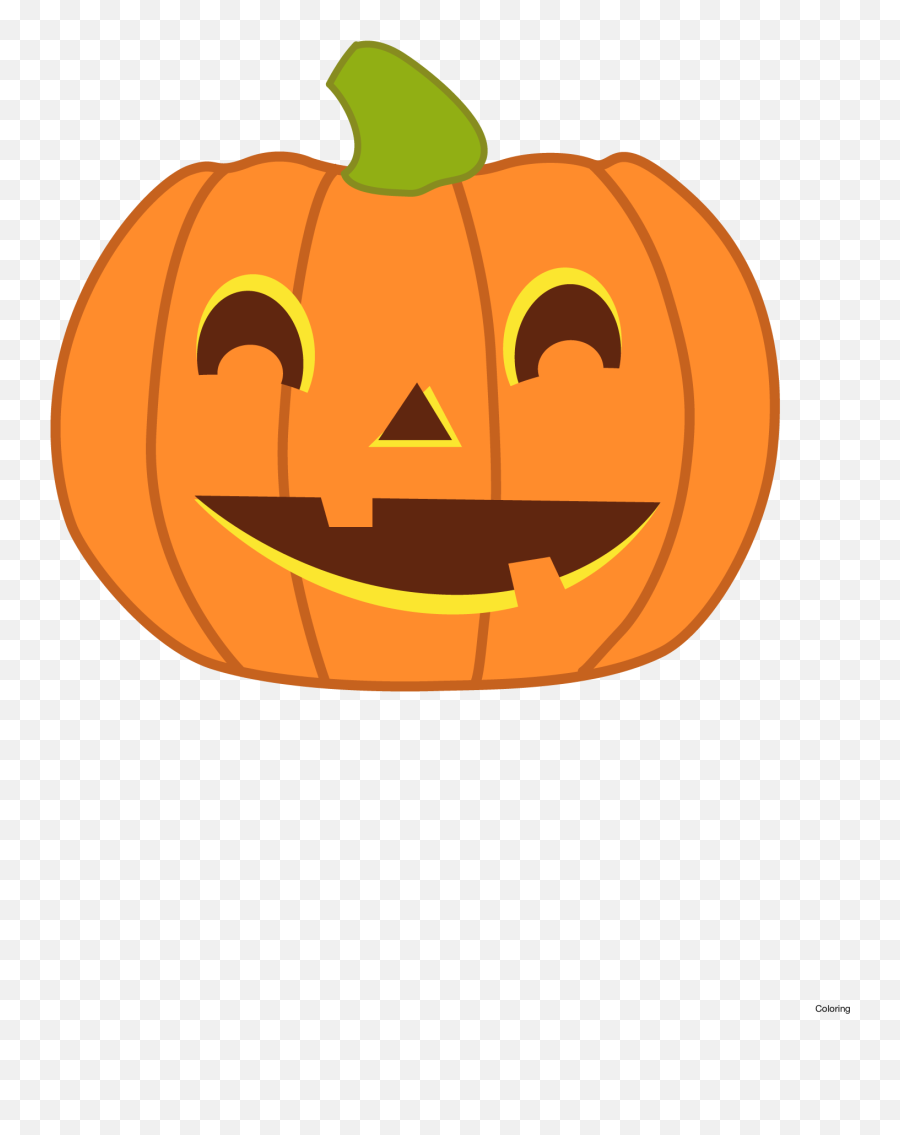 Pumpkin Clipart Transparent Background - Happy Emoji,Pumpkin Clipart