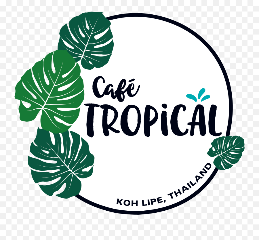 Cafe Tropical Clipart - Full Size Clipart 3060317 Tropical Restaurant Logo Design Emoji,Tropical Clipart