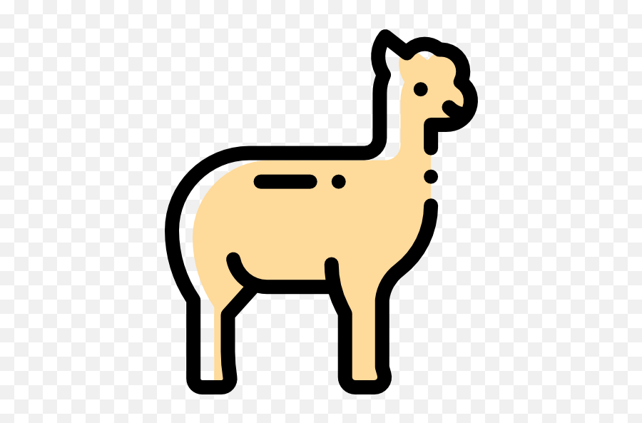 Alpaca - Free Animals Icons Animal Figure Emoji,Alpaca Clipart