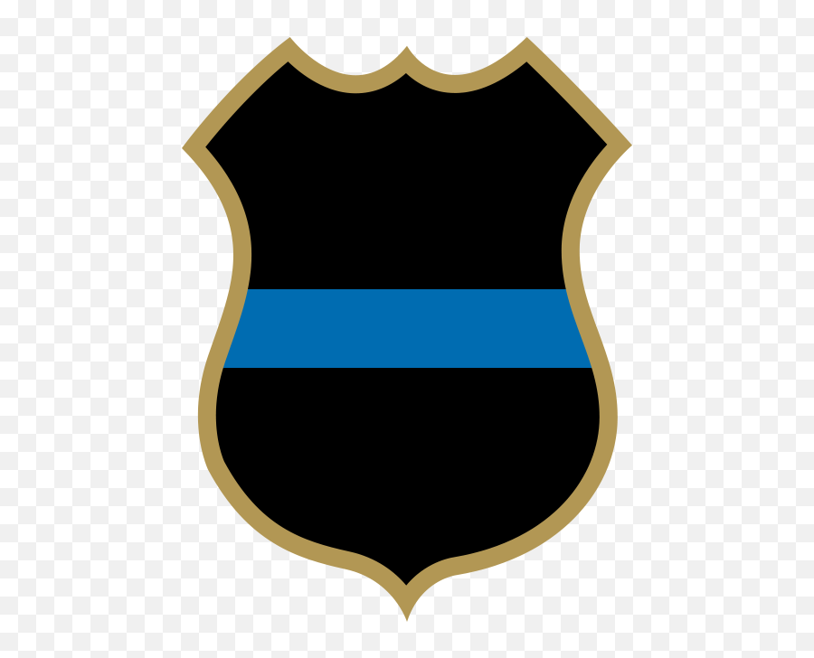 Police Blue Line Png - Novocomtop Vector Police Badge Silhouette Emoji,Police Badge Clipart