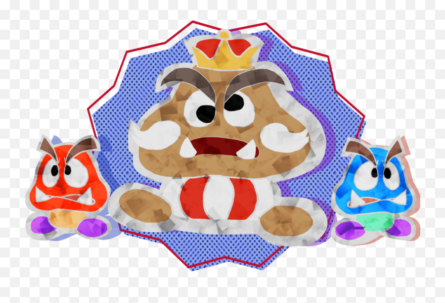 Download Paper Mario Enemies By - Paper Mario The Thousand Year All Enemies Emoji,Paper Mario Png