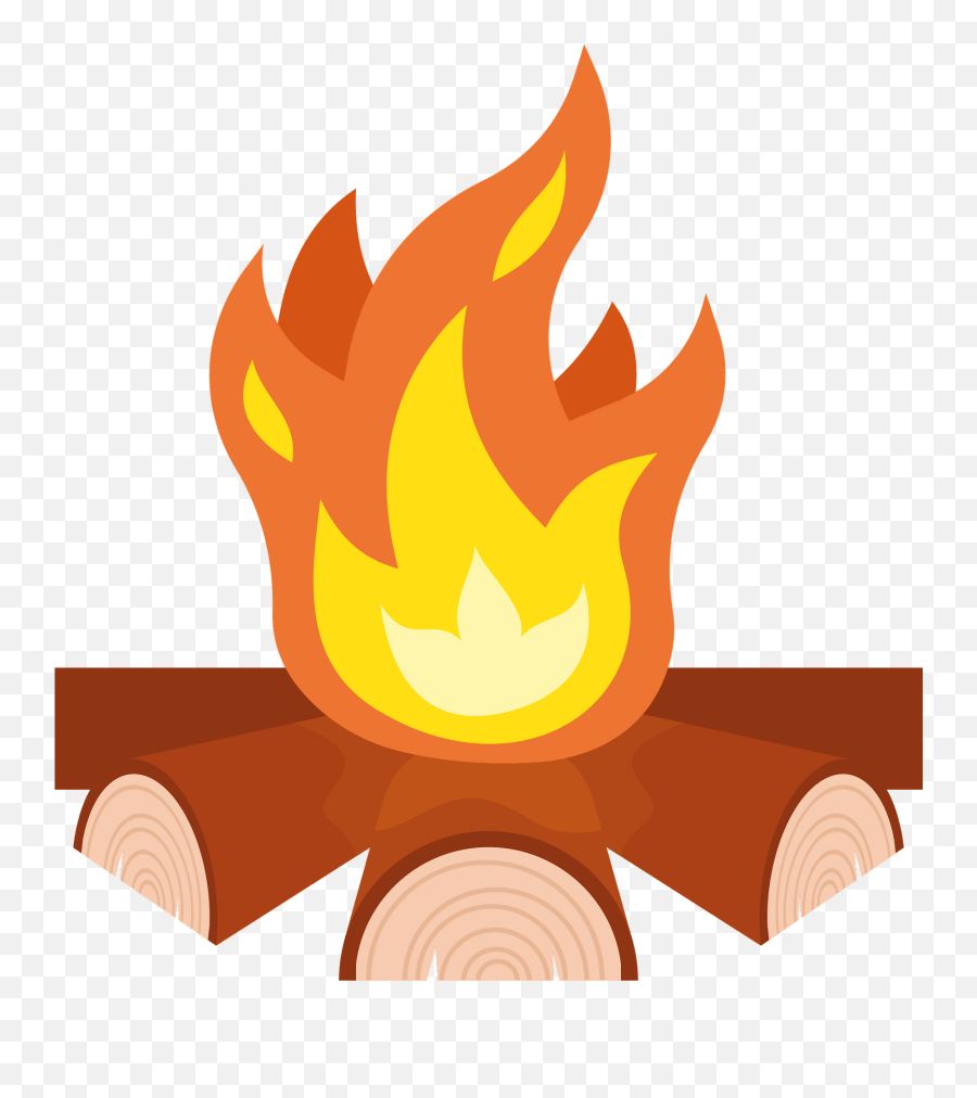 Campfire Clipart - Campfire Clipart Emoji,Camp Fire Png