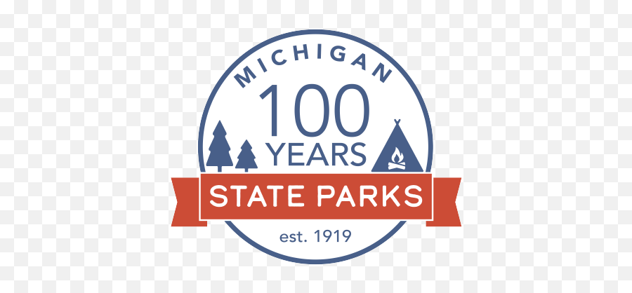 Dnr - Michigan State Parks 100th Anniversary Emoji,Michigan State Logo