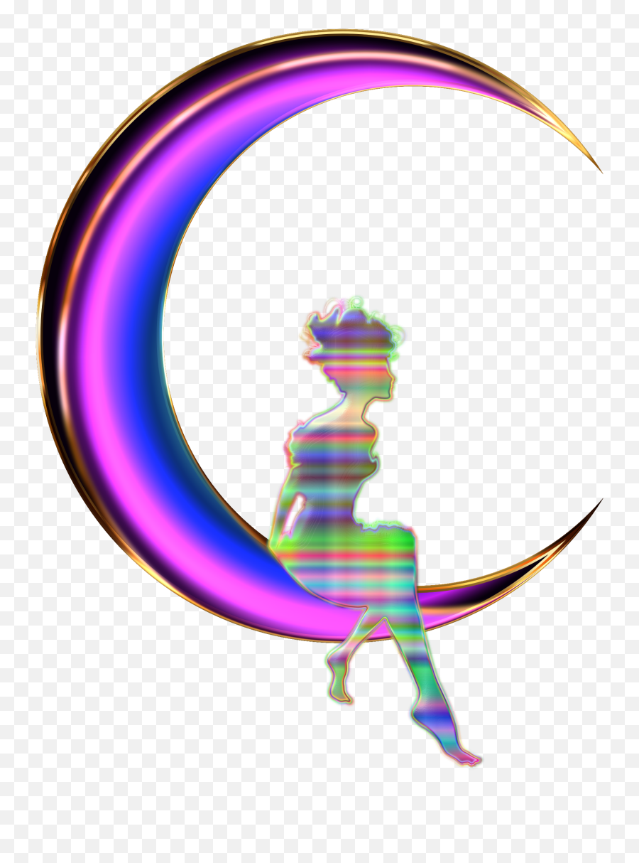 Moon Crescent Png - Fairies Clipart Images Transparent Background Png Emoji,Crescent Moon Transparent Background