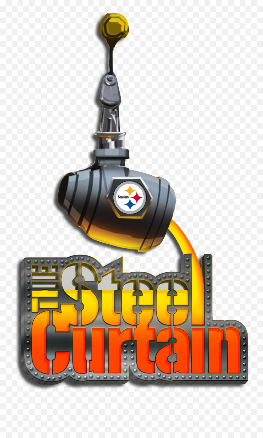 Steel Curtain Logo - Coaster Kings Steel Curtain Coaster Logo Emoji,Steeler Logo History
