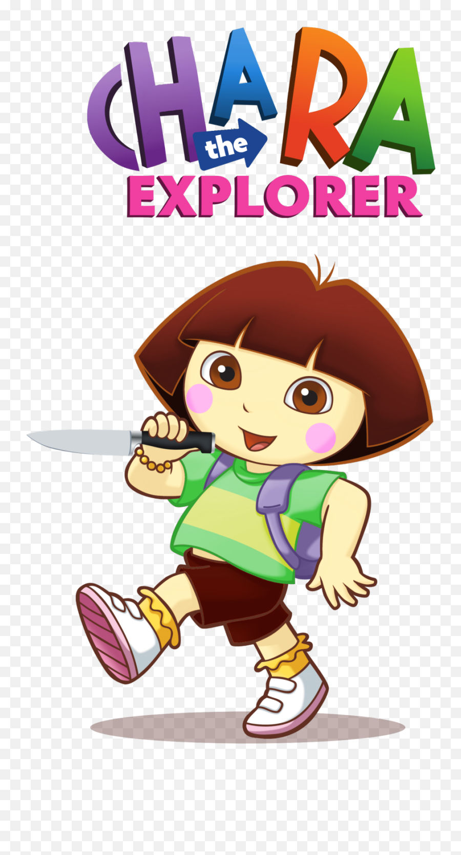 Undertale Chara The Explorer Clipart - Dora The Explorer Emoji,Explorer Clipart