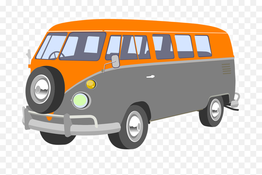 Free Retro Camper Van Clip Art - Camper Van Free Clip Art Emoji,Camper Clipart