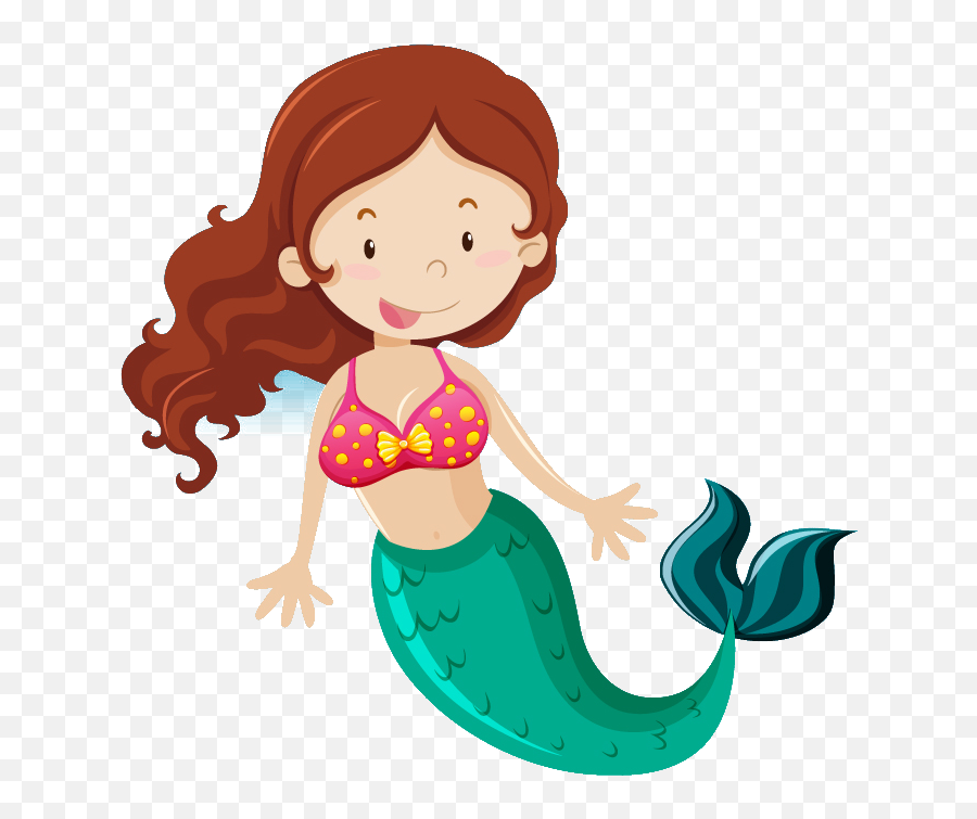 Scuba Mermaid Kids Birthday Party - Cute Mermaid Clipart Emoji,Mermaid Clipart Png