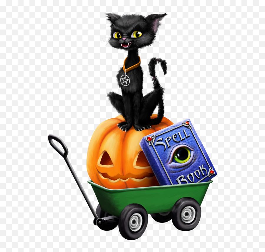 Halloween Pumpkins Halloween Clipart Happy Halloween - Black Cat Emoji,Happy Halloween Clipart