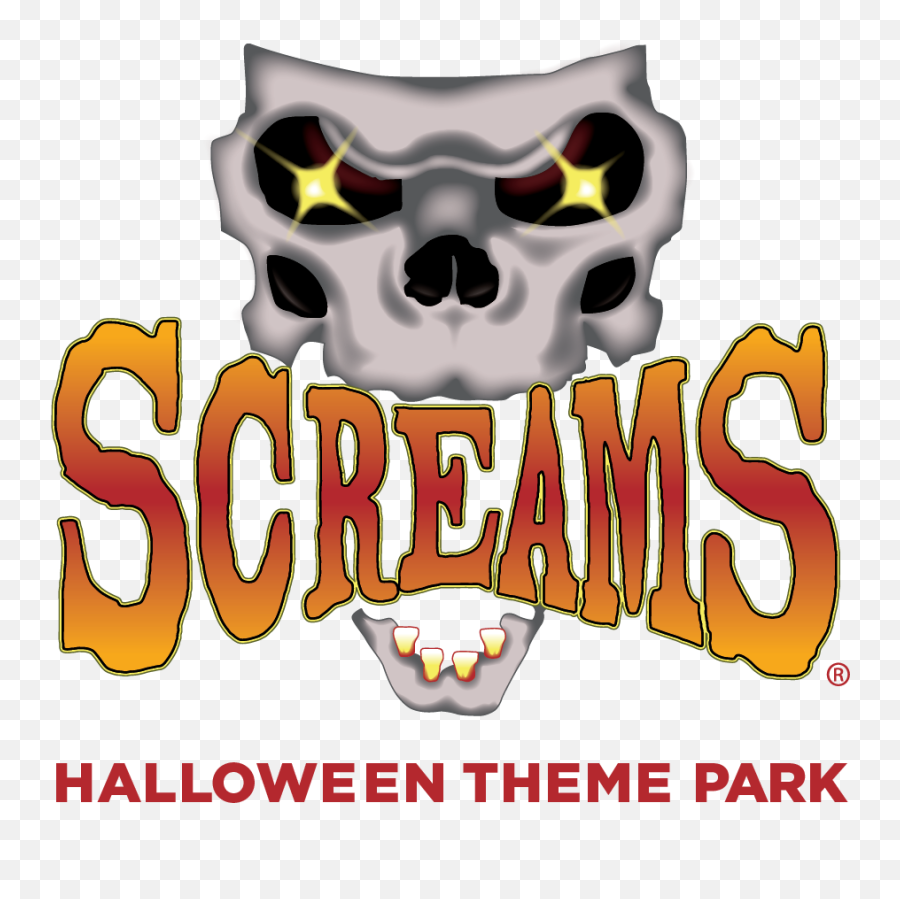 Home Screams Halloween Theme Park Emoji,Halloween Logo