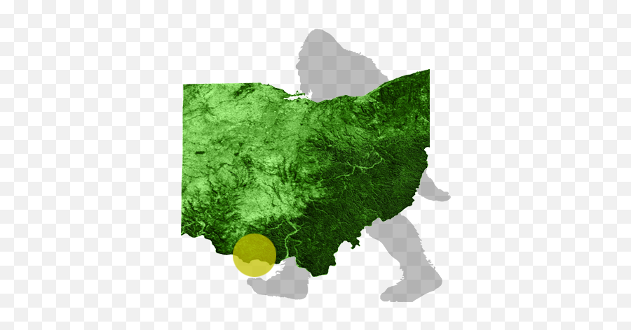 Download Hd Ohio Terrain - Map Transparent Png Image Emoji,Ohio Outline Png
