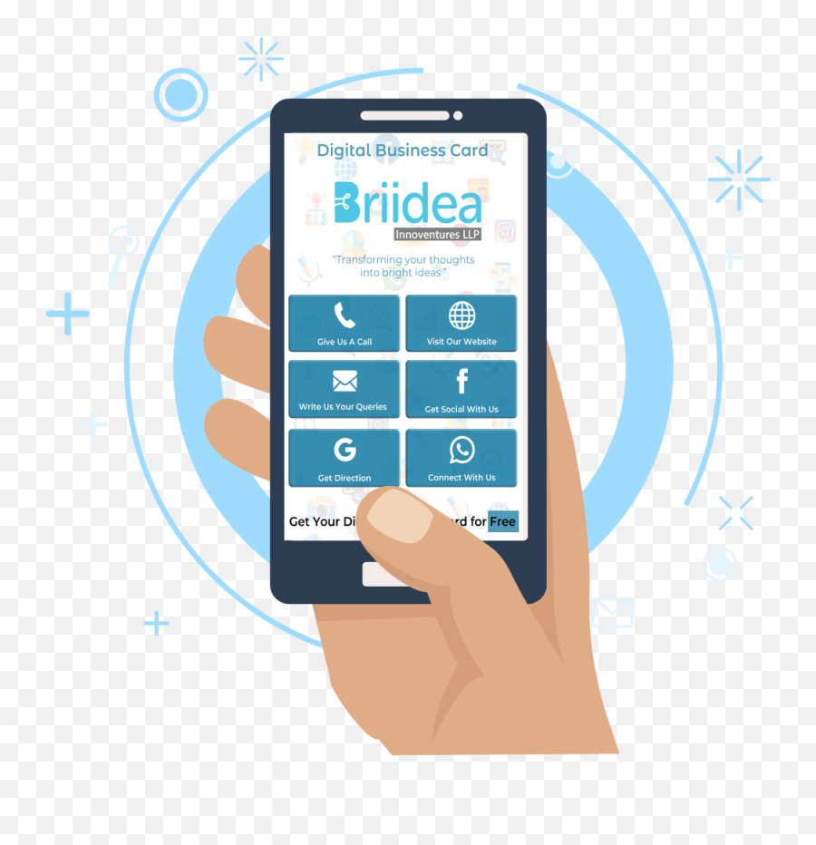 Get Your Digital Business Card Briidea Innoventures Llp Emoji,Business Card Png