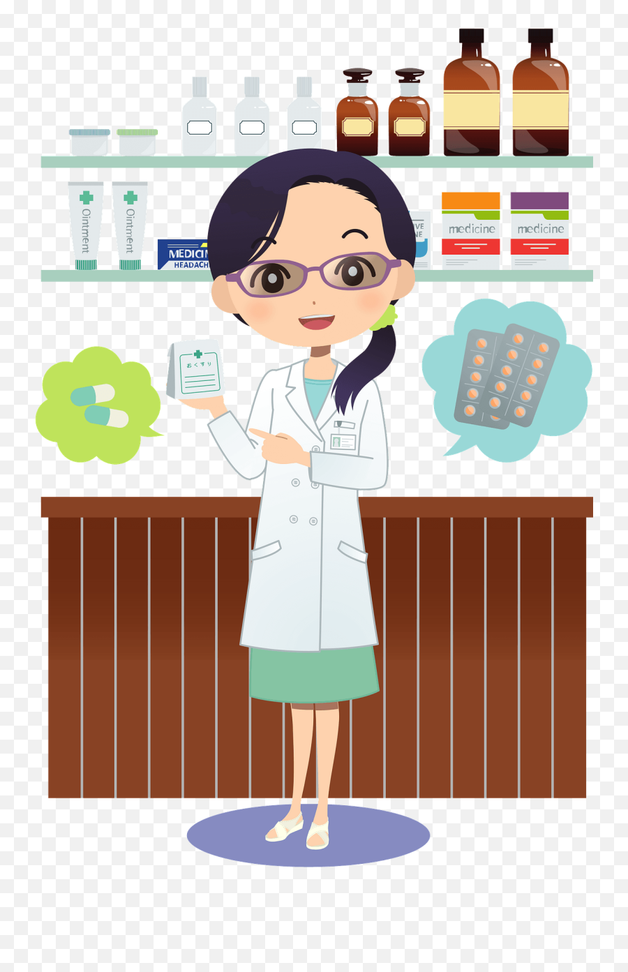 Community Pharmacy Pharmacist Clipart - Community Pharmacist Clipart Emoji,Pharmacy Clipart