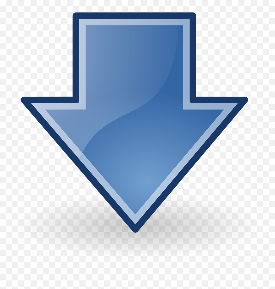 Flecha Png Transparente - Arrows Blue Down Red Transparent Down Small Blue Arrow Emoji,Flecha Png