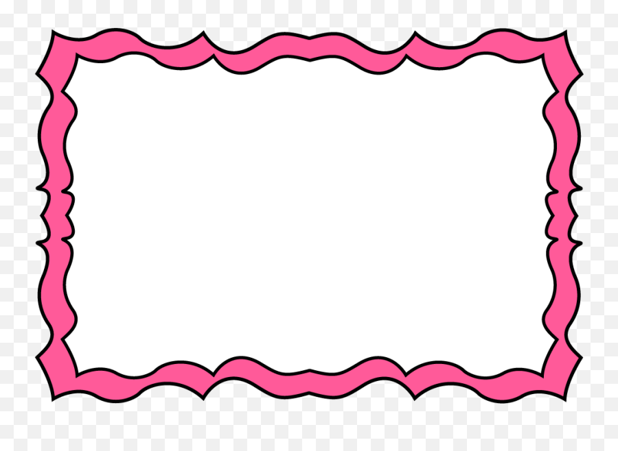 Pink Frames And Borders - Google Search Free Clip Art Horizontal Emoji,Frame Clipart