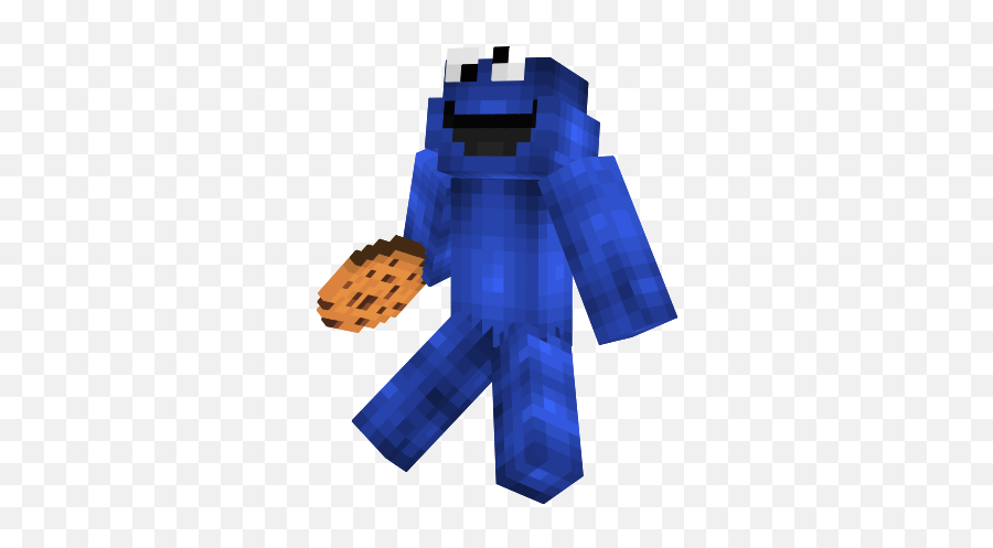 Cookie Monster Minecraft Skin - Cookie Monster Minecraft Skin Emoji,Cookie Monster Png