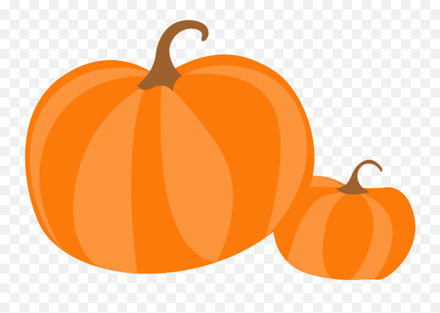 Big And Small Pumpkin Clipart - Free Pumpkin Clipart Emoji,Pumpkin Clipart