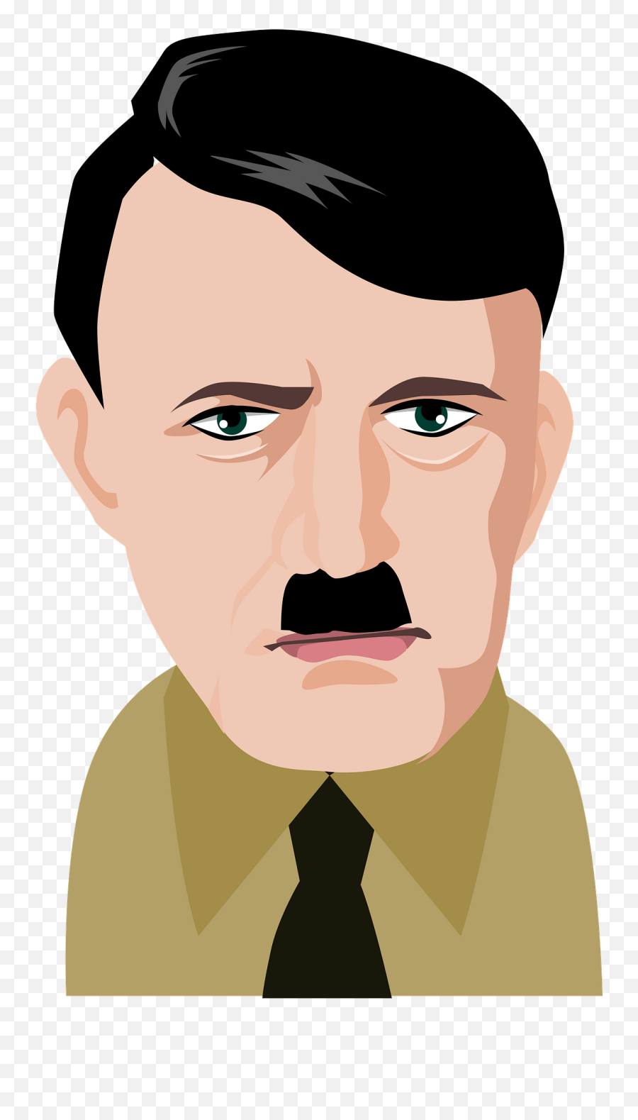 Hitler Mustache Png Clipart - Adolf Hitler Clipart Emoji,Mustache Clipart