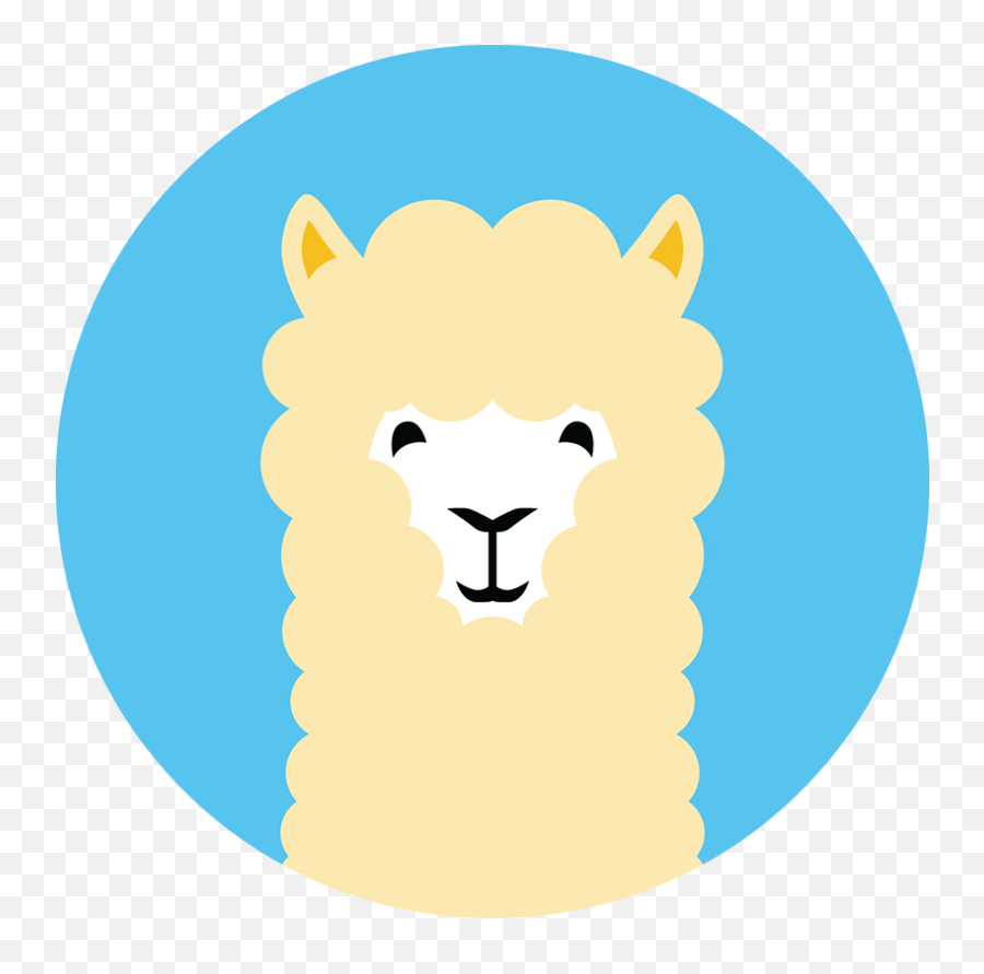 Alpaca Branding Logo Illustration - Adobe Xd Clipart Full Alpaca Png Emoji,Alpaca Clipart