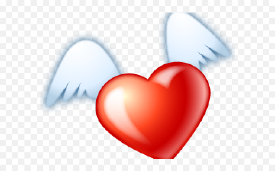 Download Flying Hearts Gif Png Png Image With No Background - Heart With Wings Png Emoji,Heart Gif Png