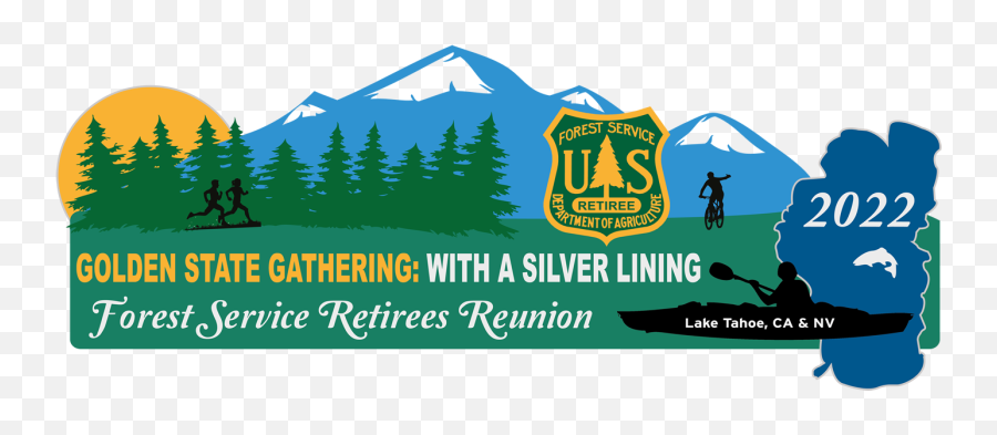 Forest Service Retirees 2022 Golden State Gathering With A - Forest Service Emoji,Us Forest Service Logo