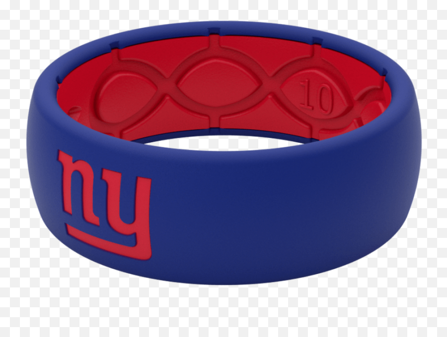 New York Giants Silicone Wedding Ring - Solid Emoji,Nfl Ny Giants Logo
