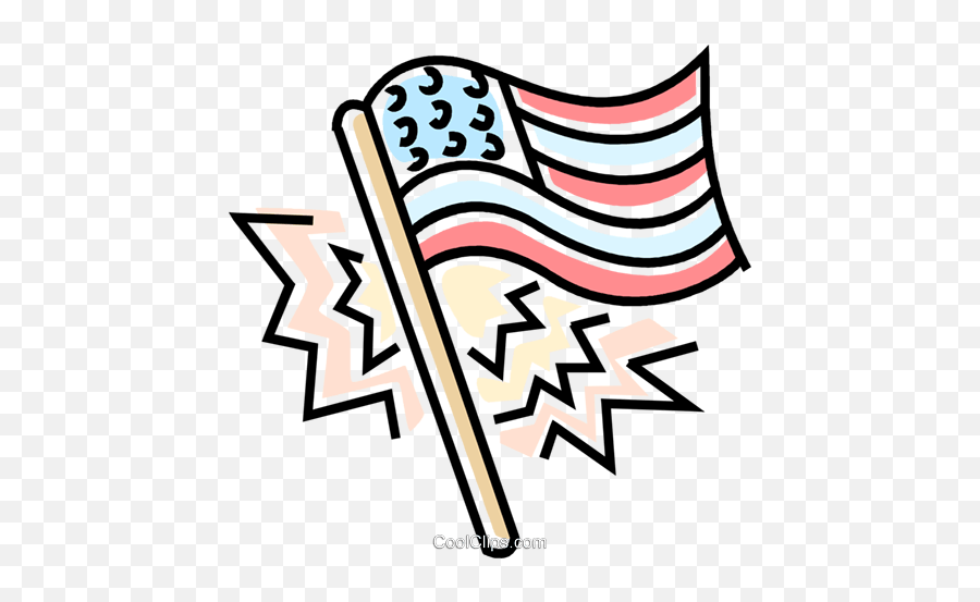 Amerikanische Flagge Vektor Clipart - American Emoji,Usa Flagge Clipart