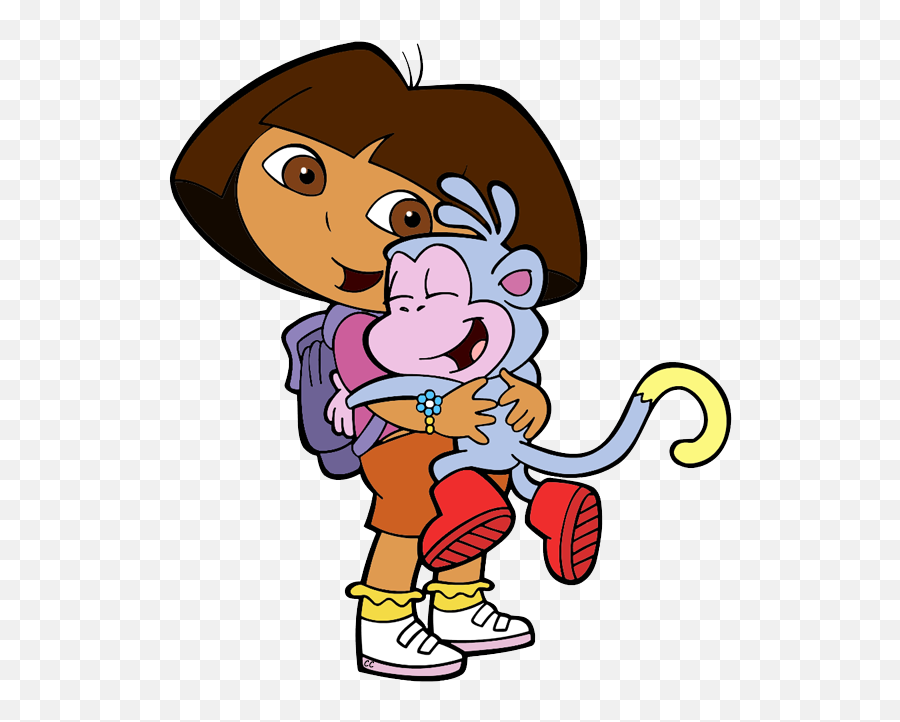 Diego Of Dora Clip Art - Dora And Boots Hugging Emoji,Explorer Clipart