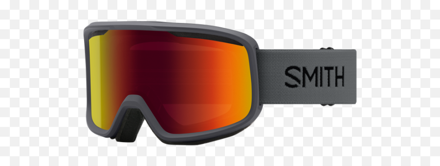 Smith Frontier Snow Goggles Charcoal Frame Red Sol - X Mirror Emoji,Snow Frame Png