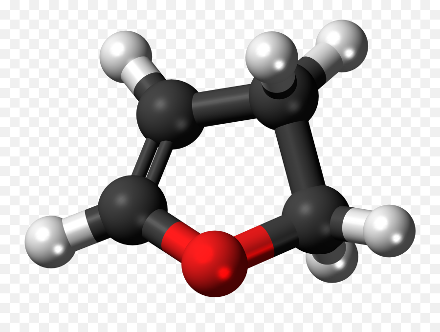 Clipart Of Dihydrofuran Molecule Model Free Image Download Emoji,Model Clipart