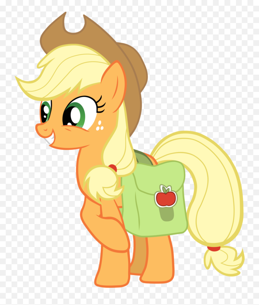 Applejack With Saddlebag My Little Pony Png Emoji,My Little Pony Transparent Background